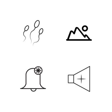 basit Seviyelendirilmiş Icons set seyahat