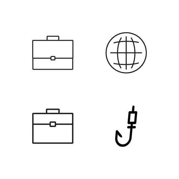 basit Seviyelendirilmiş Icons set seyahat