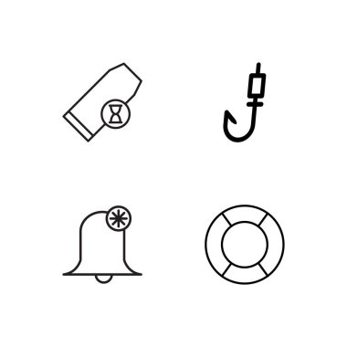 basit Seviyelendirilmiş Icons set seyahat