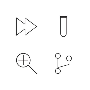 basit Seviyelendirilmiş Icons set seyahat