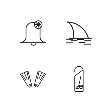 basit Seviyelendirilmiş Icons set seyahat