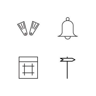 basit Seviyelendirilmiş Icons set seyahat