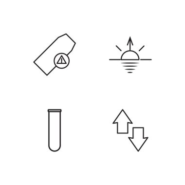 basit Seviyelendirilmiş Icons set seyahat
