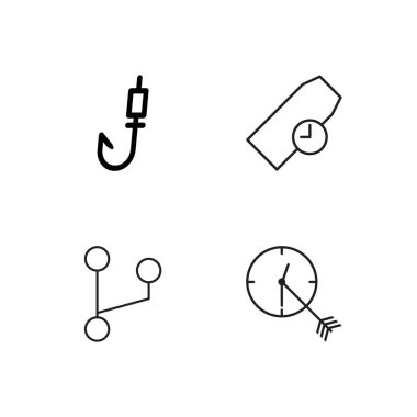 basit Seviyelendirilmiş Icons set seyahat