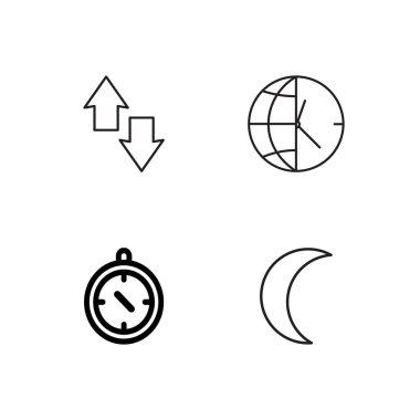 basit Seviyelendirilmiş Icons set seyahat