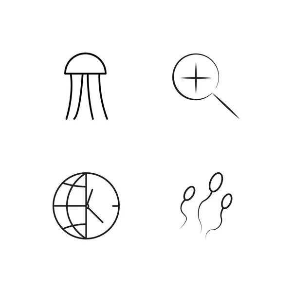 basit Seviyelendirilmiş Icons set seyahat