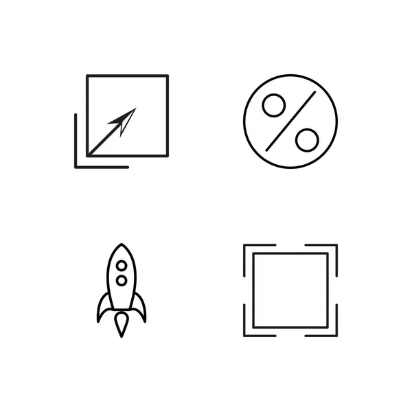 Pazarlama basit Seviyelendirilmiş Icons set