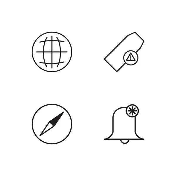 basit Seviyelendirilmiş Icons set seyahat