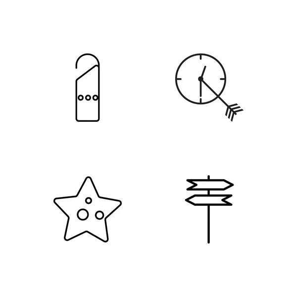 basit Seviyelendirilmiş Icons set seyahat