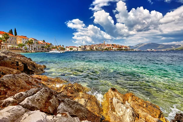 Arquitectura Histórica Casco Antiguo Majestuoso Paisaje Croacia Destino Turístico Popular — Foto de Stock