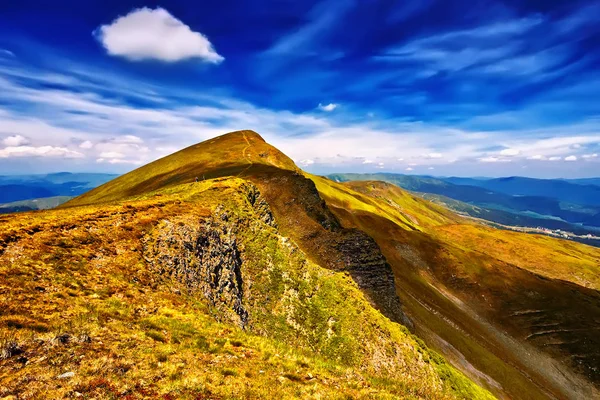 Mountain Landscape Colorful Forest Dramatic Picturesque Scene Popular Tourist Attraction — Stock Photo, Image