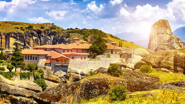 Meteora Manastırları Yunanistan Kalambaka Unesco Dünya Mirası Sit — Stok fotoğraf