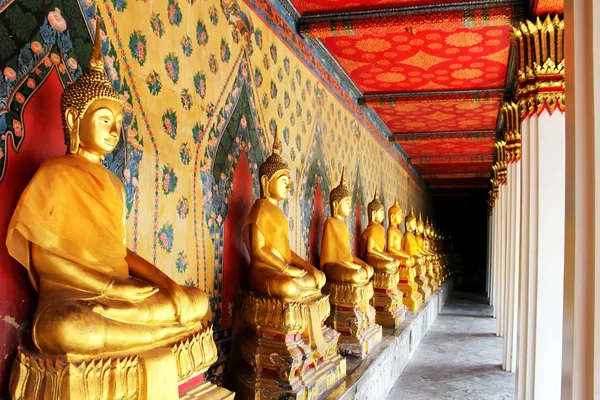 The Row Of Golden Buddha In Thailand Bangkok Thailand East Laos Stock Photo The Row Of Golden Buddha In Thailand Bangkok Thailand East Laos Stock Photo