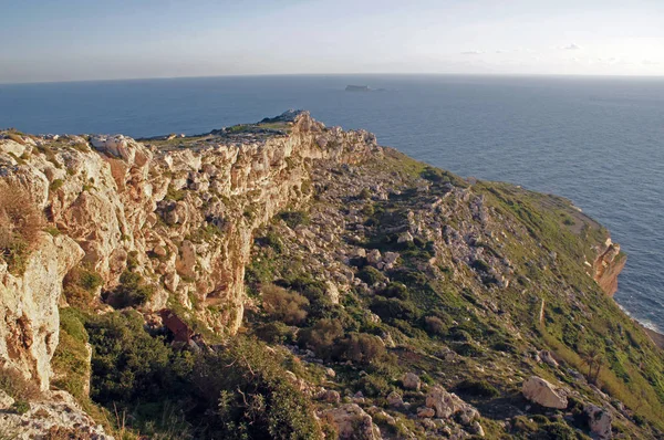 Panorama Dingli Cliffs Malta — Foto Stock