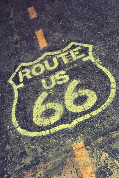 Mýtické Znamení Route Usa — Stock fotografie
