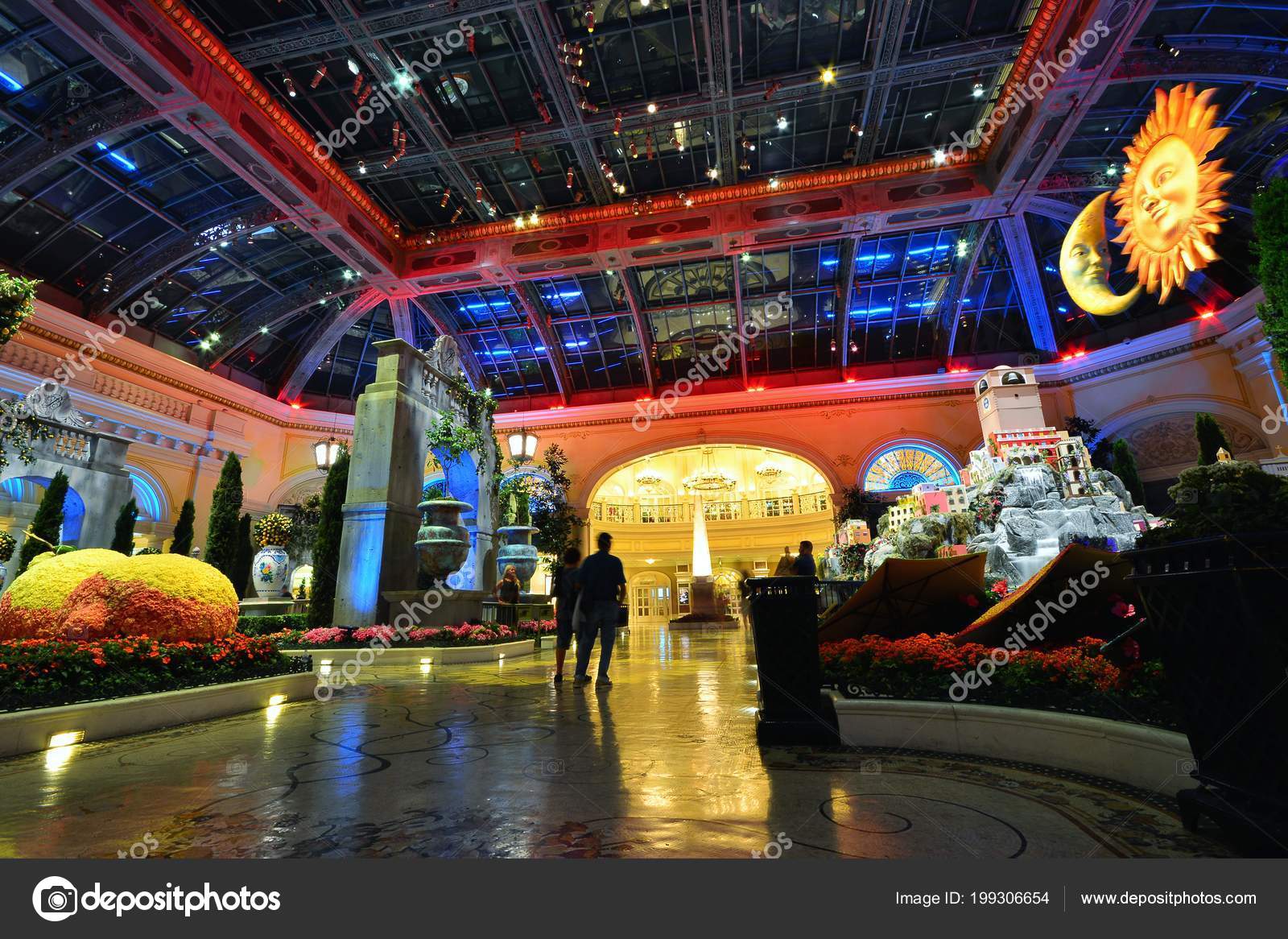 Las Vegas Nevada Juli Interieur Von Bellagio Ein Resort
