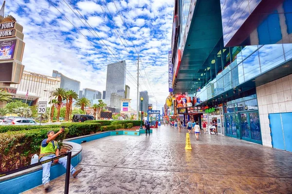 Las Vegas Nevada July 2017 View Strip Las Vegas Hotels — Stock Photo, Image