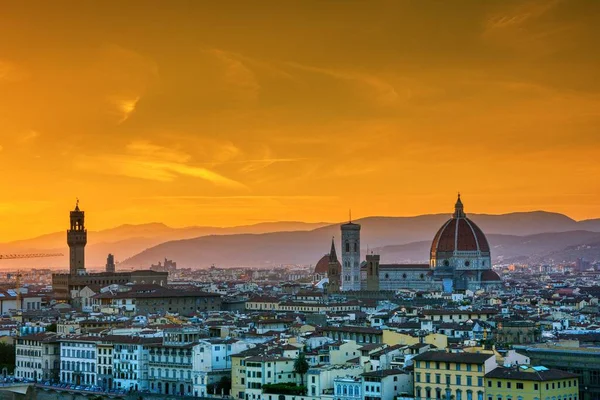 Duomo Santa Maria Del Fiore Vid Solnedgången Florens Toscana Italien — Stockfoto