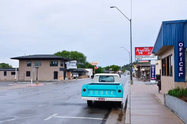 Williams Arizona Juillet 2017 Vue Sur Rue Dans Ville Historique — Photo