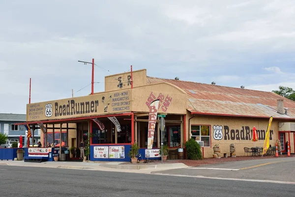 Seligman Verenigde Staten Juli 2017 Mooie Souvenirshop Seligman Arizona Roadrunner — Stockfoto