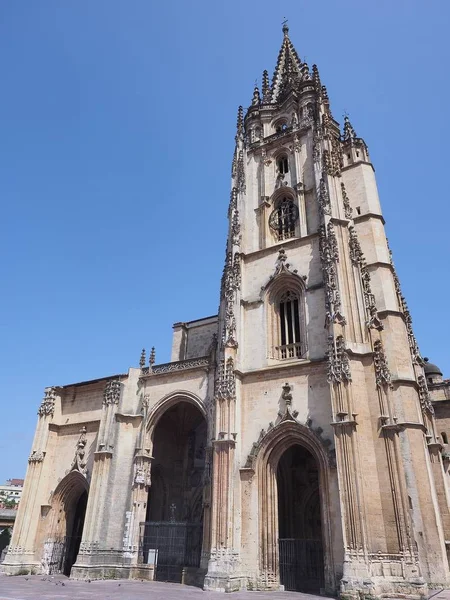 Old Oviedo Cathedral Asturias Spain — Stock Photo, Image