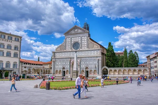 Kyrkan santa maria novella i Florens, Italien. — Stockfoto