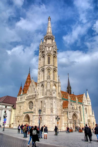 Matthias kilise Budapeşte, Macaristan. — Stok fotoğraf