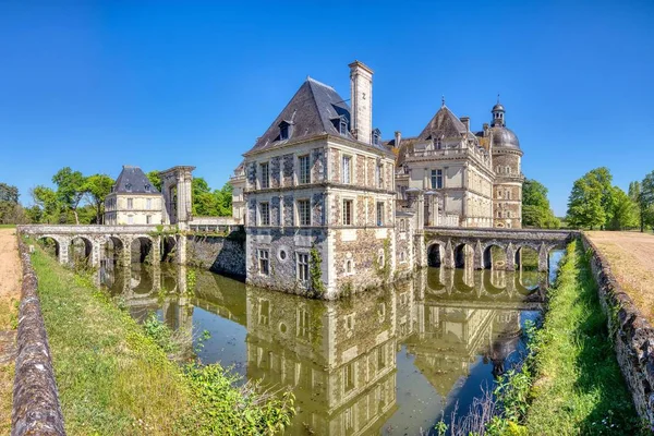 Chateau de-Serrant, zamku w dolinie Loary, Francja — Zdjęcie stockowe