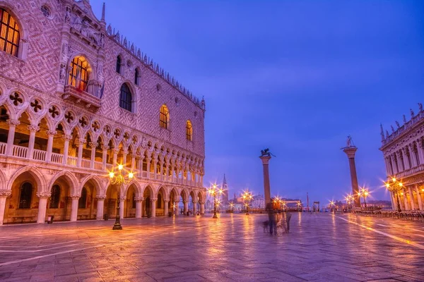 Piazza San Marco i Pałac Ducale w Wenecji. — Zdjęcie stockowe