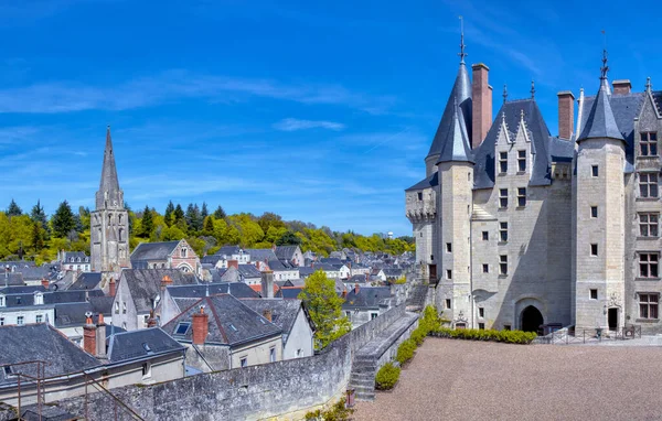 Castelo Langeais Região Loire Bonita Cidade França — Fotografia de Stock