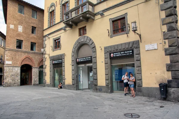 Siena Itálie Července 2018 Bank Monte Dei Paschi Siena Moody — Stock fotografie