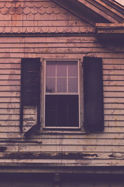 Details Sind Einem Alten Verfallenen Haus Sehen Das Reparaturbedürftig Ist — Stockfoto