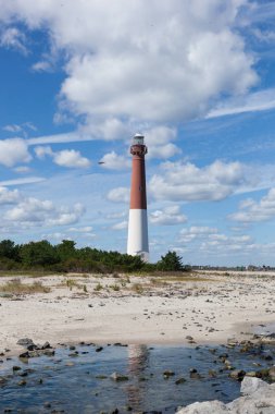 Barnegat ışık, Nj - 29 Eylül 2017: İnsanlar yürüyüş ve güzel bir gün balık Barnegat Körfezi