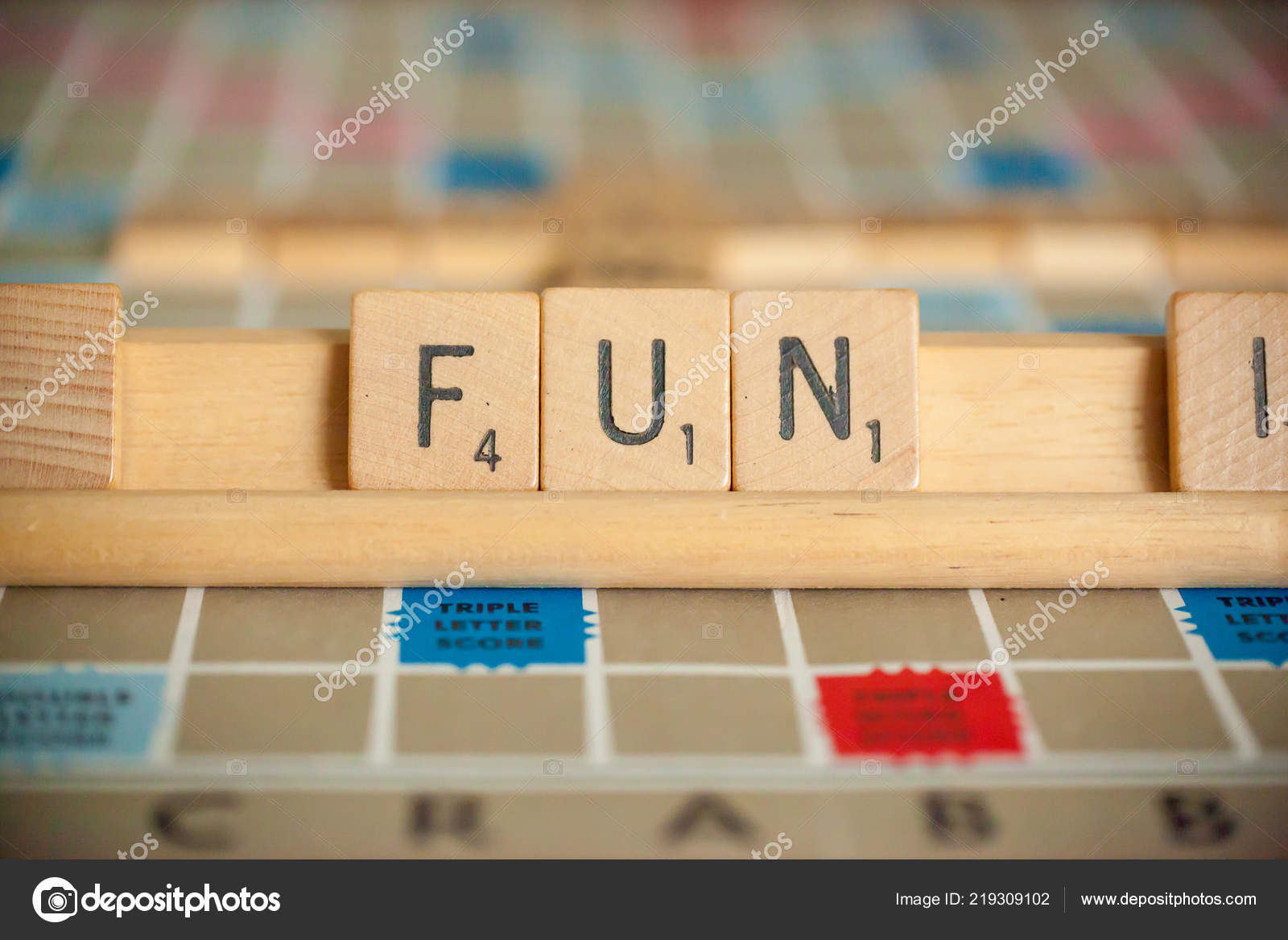 Woodbridge New Jersey October 2018 Vintage Scrabble Board Game