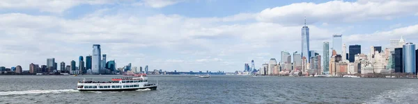 New York New York Aprile 2018 Una Barca Crociera Circle — Foto Stock