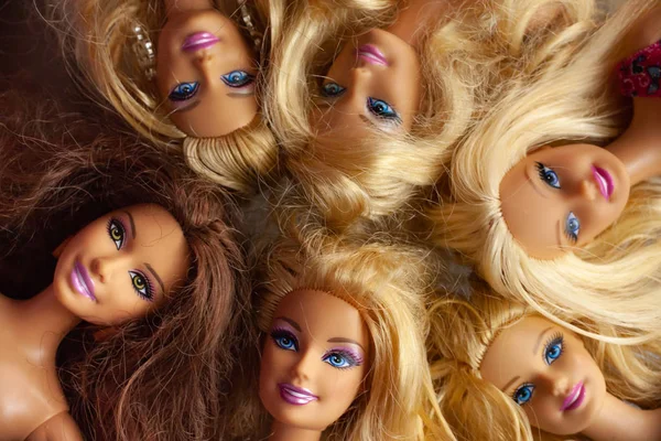 Collection de poupées Barbie — Photo