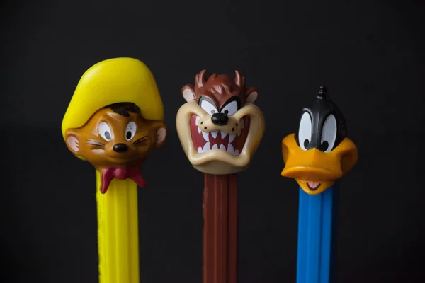 Looney Tunes Pez dispensers Stockafbeelding