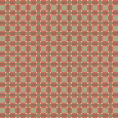 Gül ve yeşil renkli ekose Noel arkaplanı veya duvar kağıdı