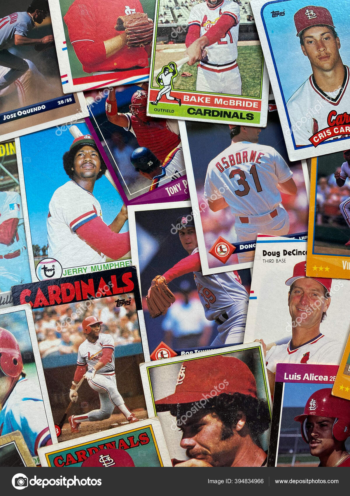 Woodbridge New Jersey Juy 2020 Collection Louis Cardinals Baseball Cards –  Stock Editorial Photo © luvemak #394834966