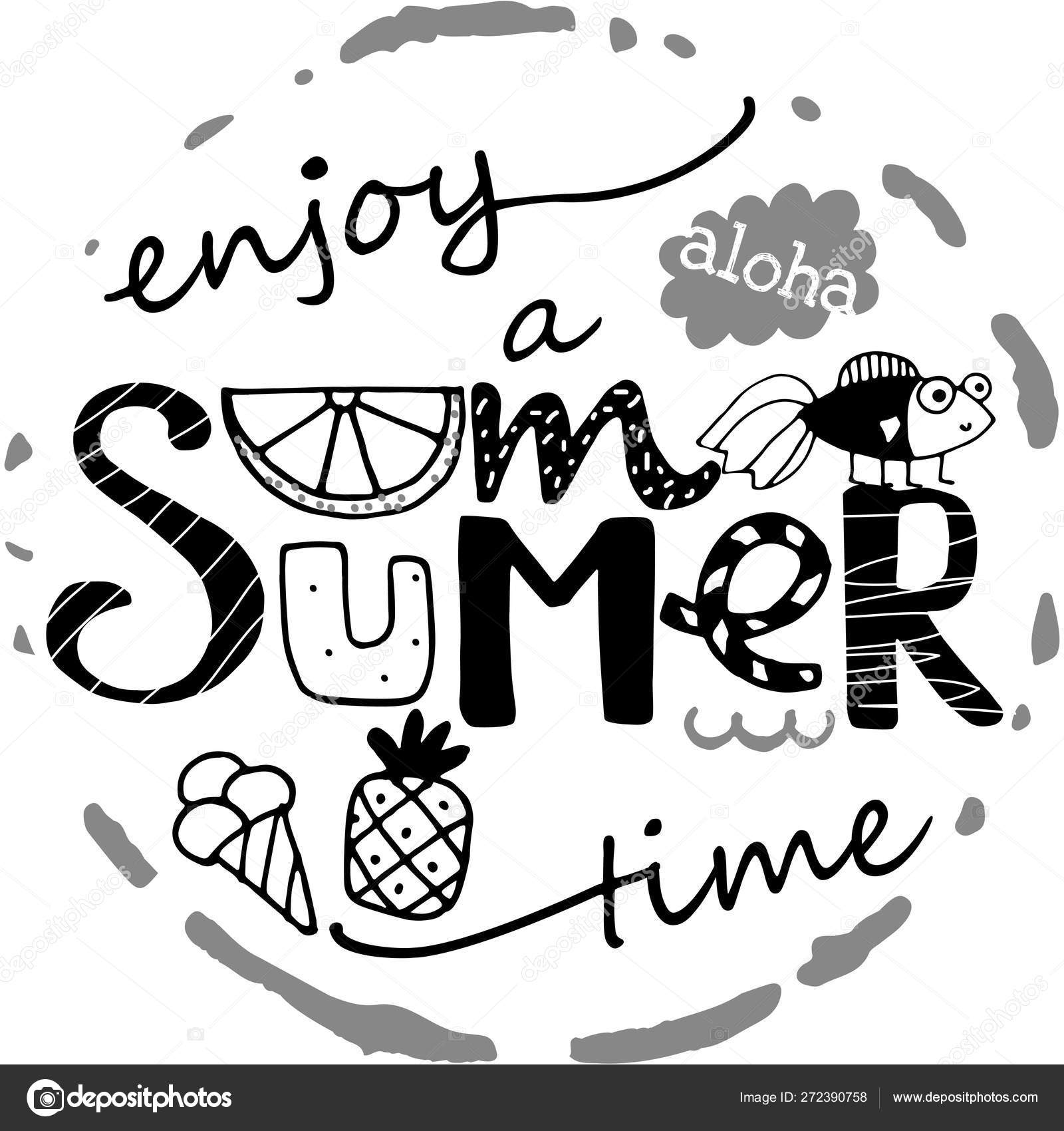 doodle-lettering-summer-card-summertime-phrase-vector-illustration