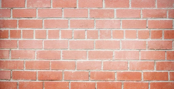 Red brick aged wall background texture, banner