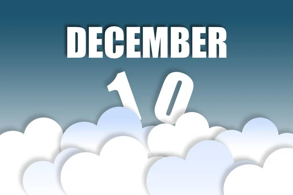 Dezember Tag Des Monats Monatsname Und Datum Schweben Der Luft — Stockfoto