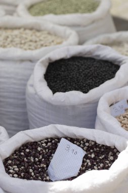 Fasulye torba yakın çekim