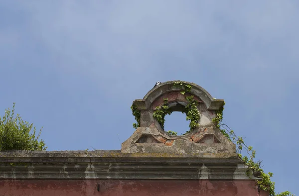 Fechar Cornija Edifício — Fotografia de Stock