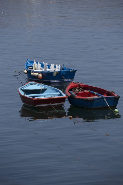 Barcos Porto Cudillero — Fotografia de Stock