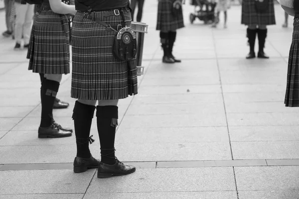 苏格兰传统管带 — 图库照片