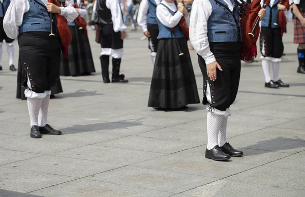 Grupo Dança Tradicional Espanhol — Fotografia de Stock
