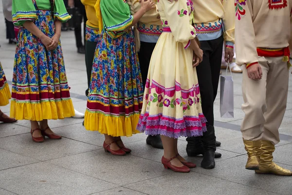 Grupo Ruso Danza Folclórica —  Fotos de Stock