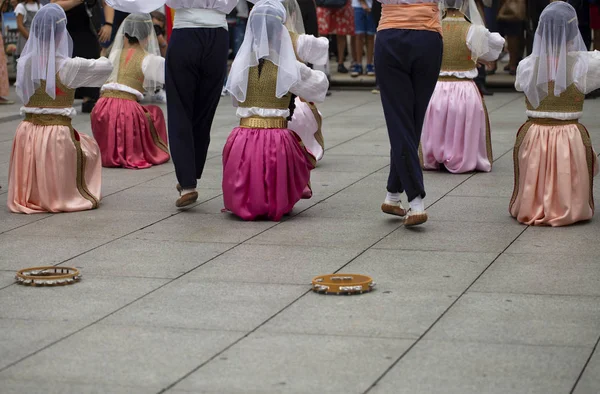 Gruppo Danza Popolare Serba — Foto Stock