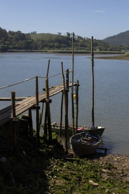 Bir köyde eski iskele